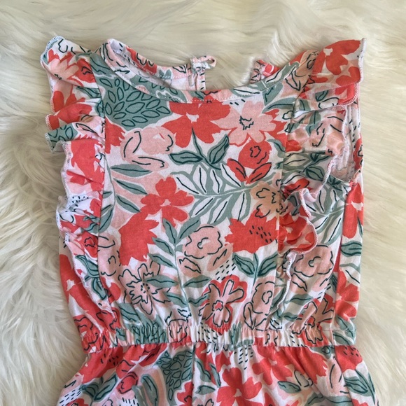 Carter’s Baby Girl Floral Romper SZ 12 Months 🌸 - Picture 2 of 6